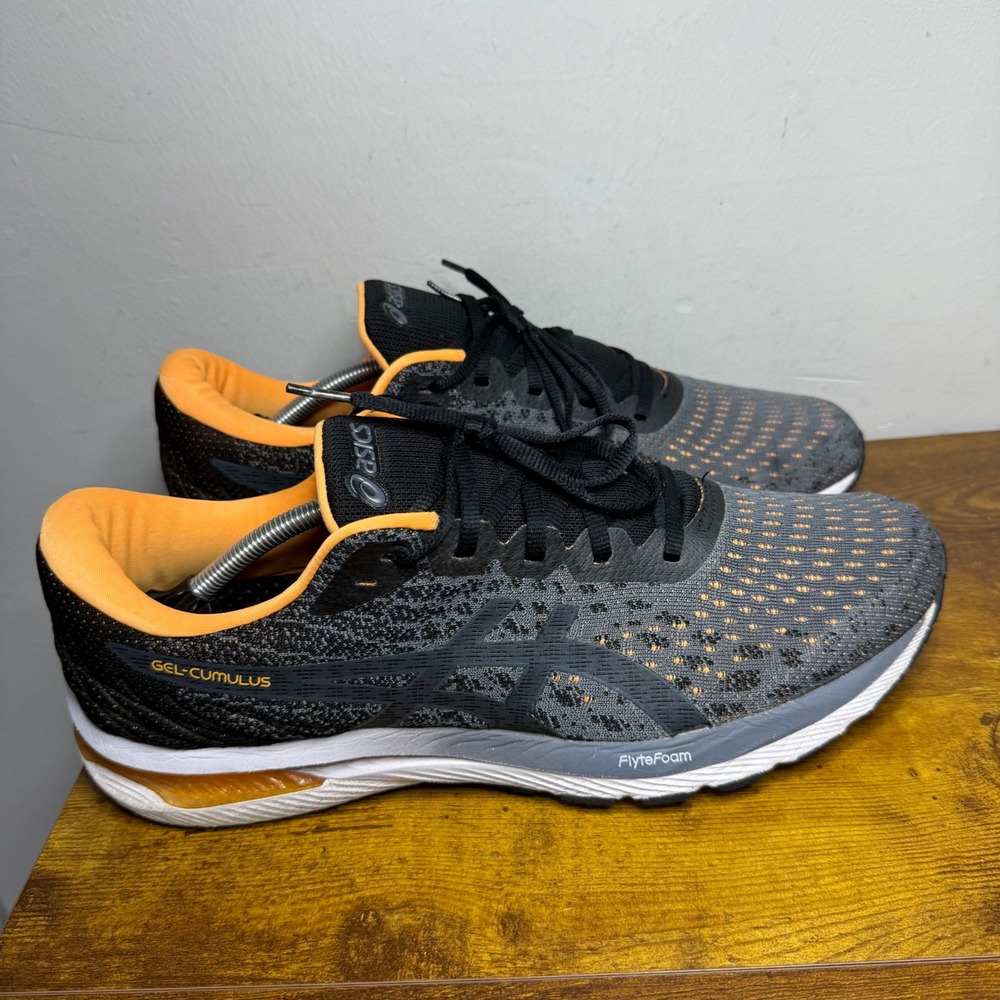 Asics Gel-Cumulus 22 Running Shoes Mens Size 13 Black Orange 1011A861